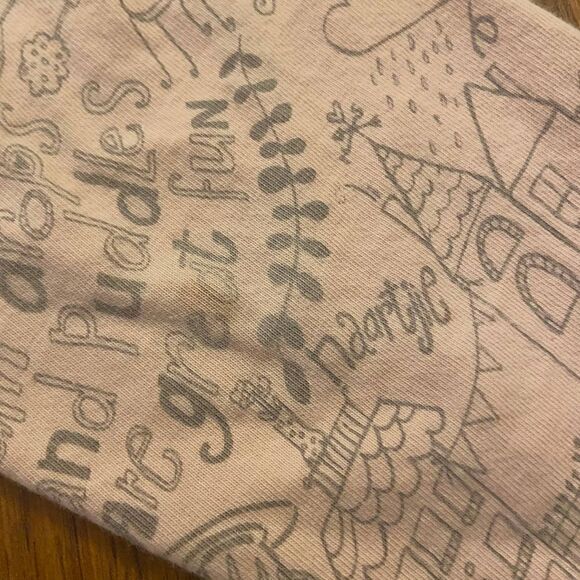 Naartjie Kids Pink & Gray Striped and Polka Dotted Long Sleeve Shirt Size 6 - Picture 5 of 5